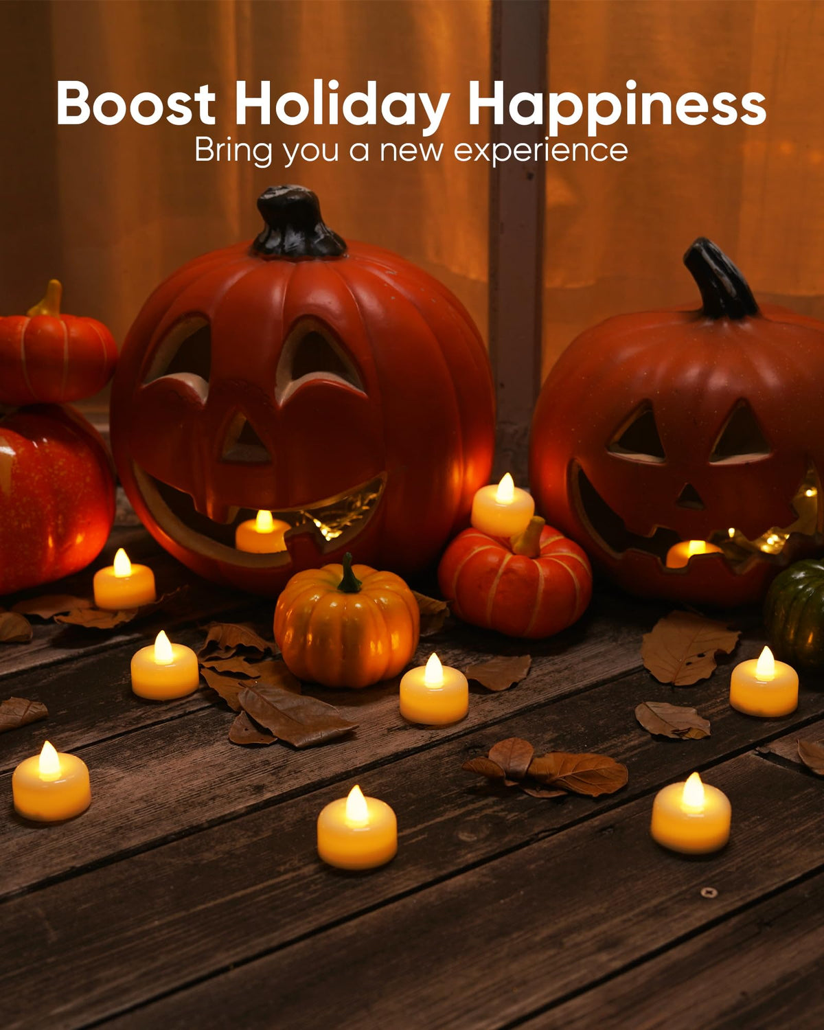 AMAGIC 24 Pack Battery Operated Flameless LED Tea Lights Candles Electric