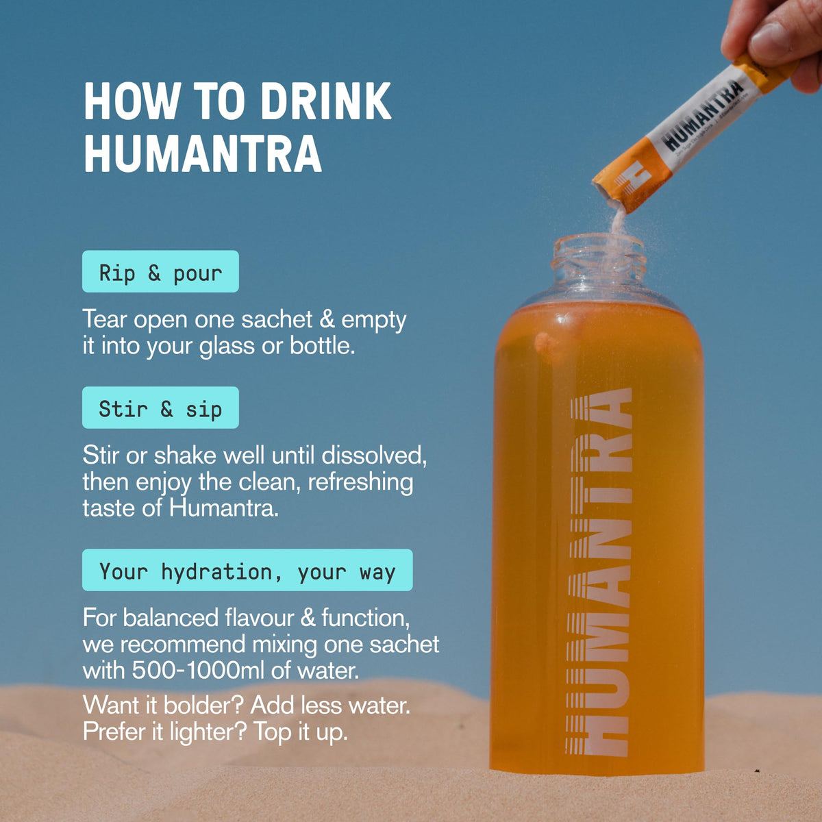 Humantra Electrolytes Powder Hydration Sachets - Himalayan Lime, 20ct