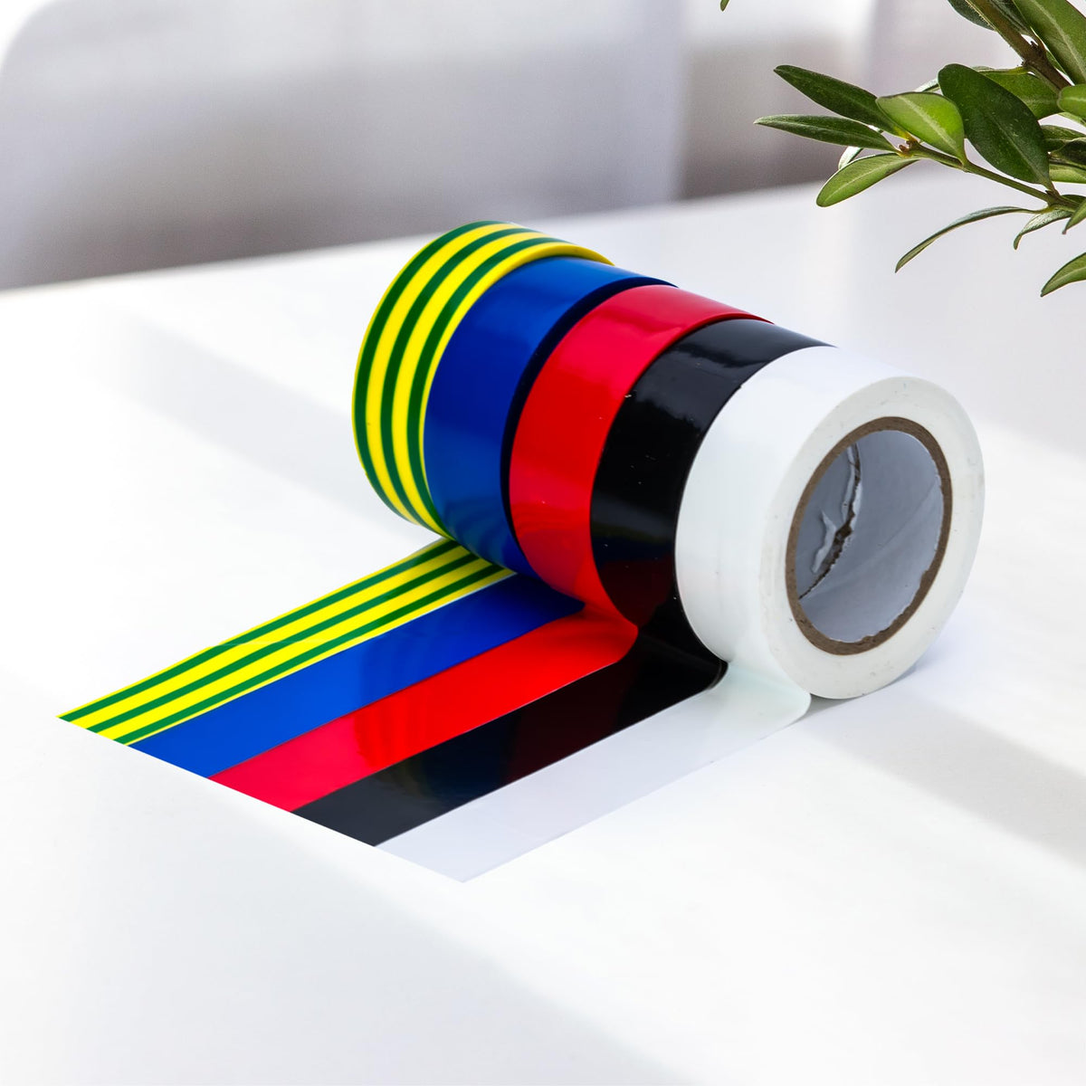 Status Electrical Insulating Tape, 10m x 20mm, 5 Pack