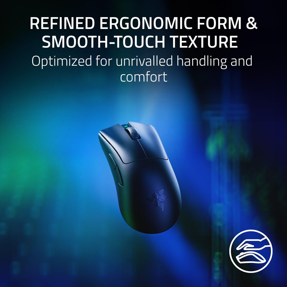 Razer DeathAdder Essential (2021) - Wired Gaming Mouse (Optical Sensor, 6400 DPI, 5 Programmable Buttons, Ergonomic Form Factor) White