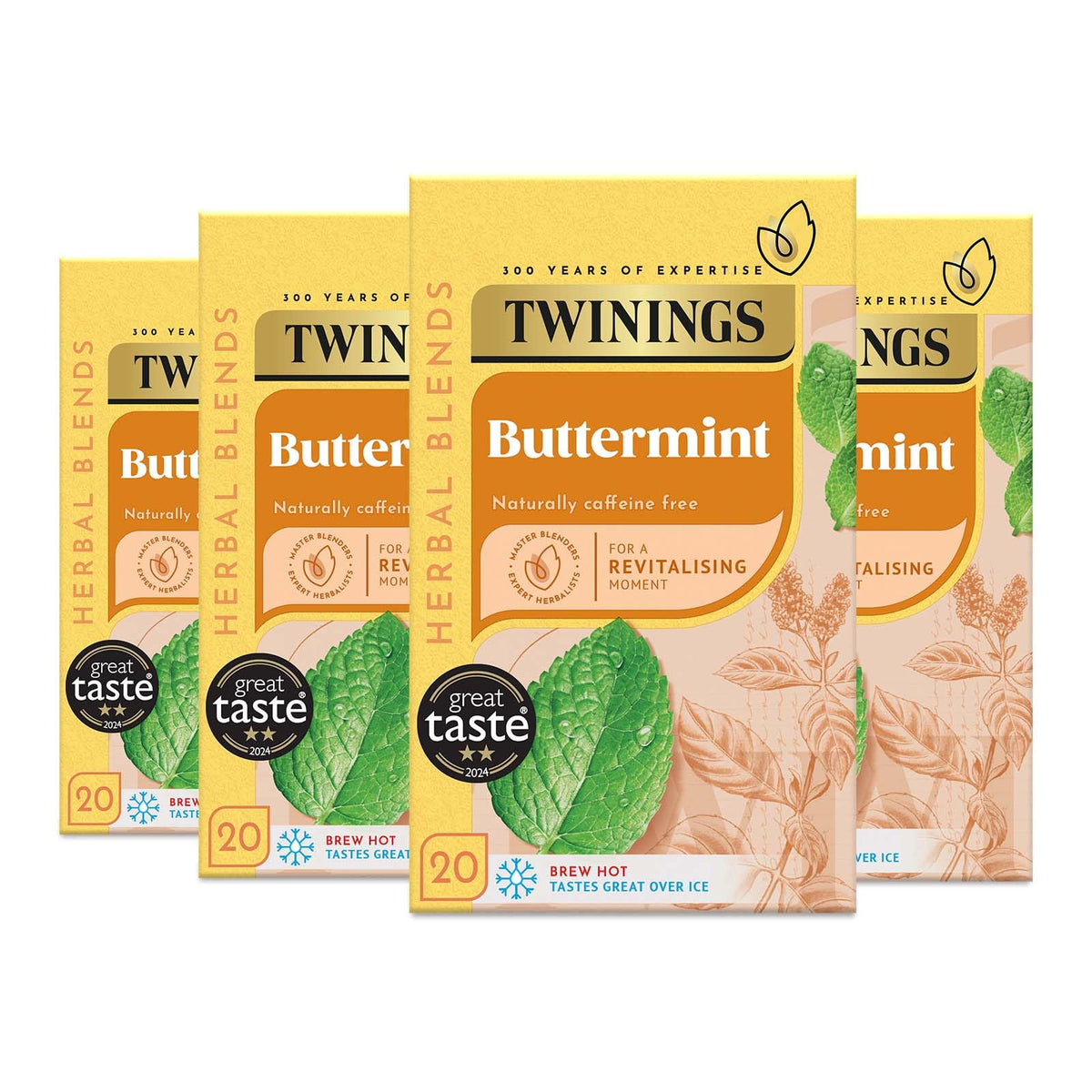 Twinings English Breakfast Tea, 4 x 80 Biodegradable Plant-Based Tea Bags