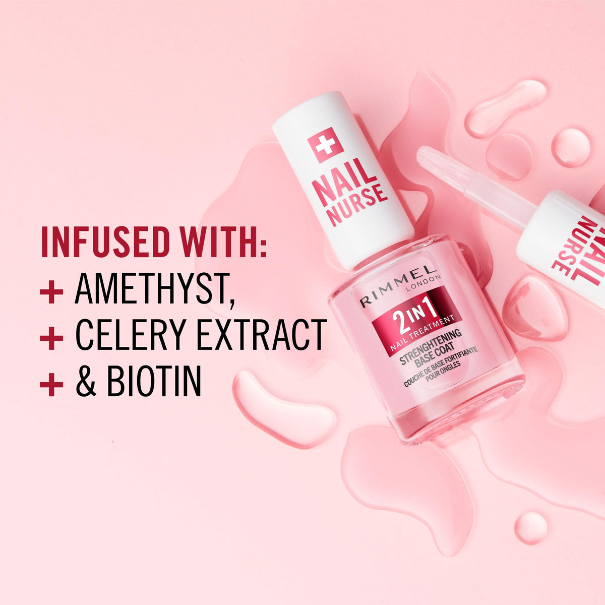 Rimmel London Nail Care 7 in 1 Multi Benefit Base & Top Coat