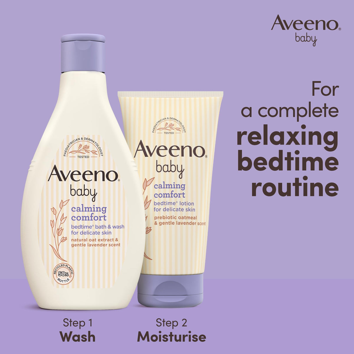 Aveeno Baby Calming Comfort Bedtime Lotion for Baby's Delicate Skin 150ml