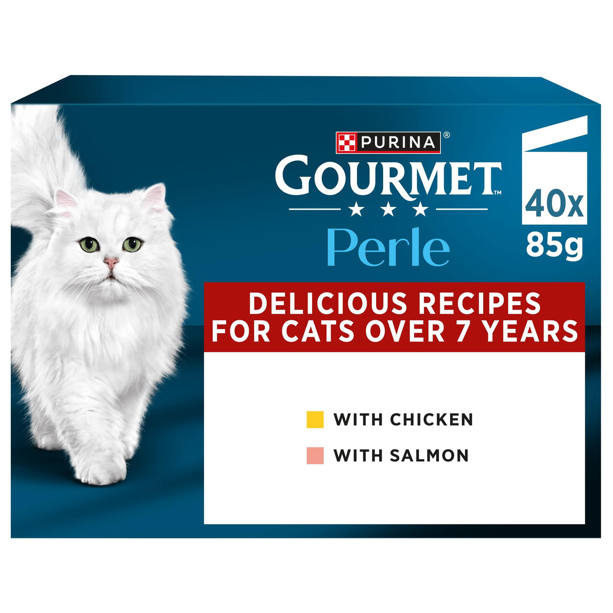 GOURMET Perle Delighters Collection in Gravy Wet Cat Food 40x85g