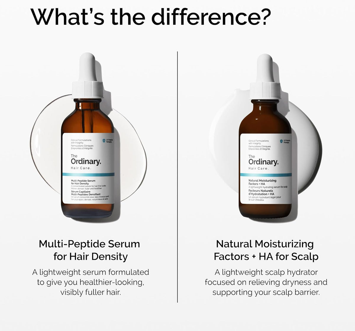 The Ordinary Multi-Peptide Serum for Hair Density and Scalp Support, Peptide-Powered Formula for Thicker, Fuller Looking Hair, 60ml