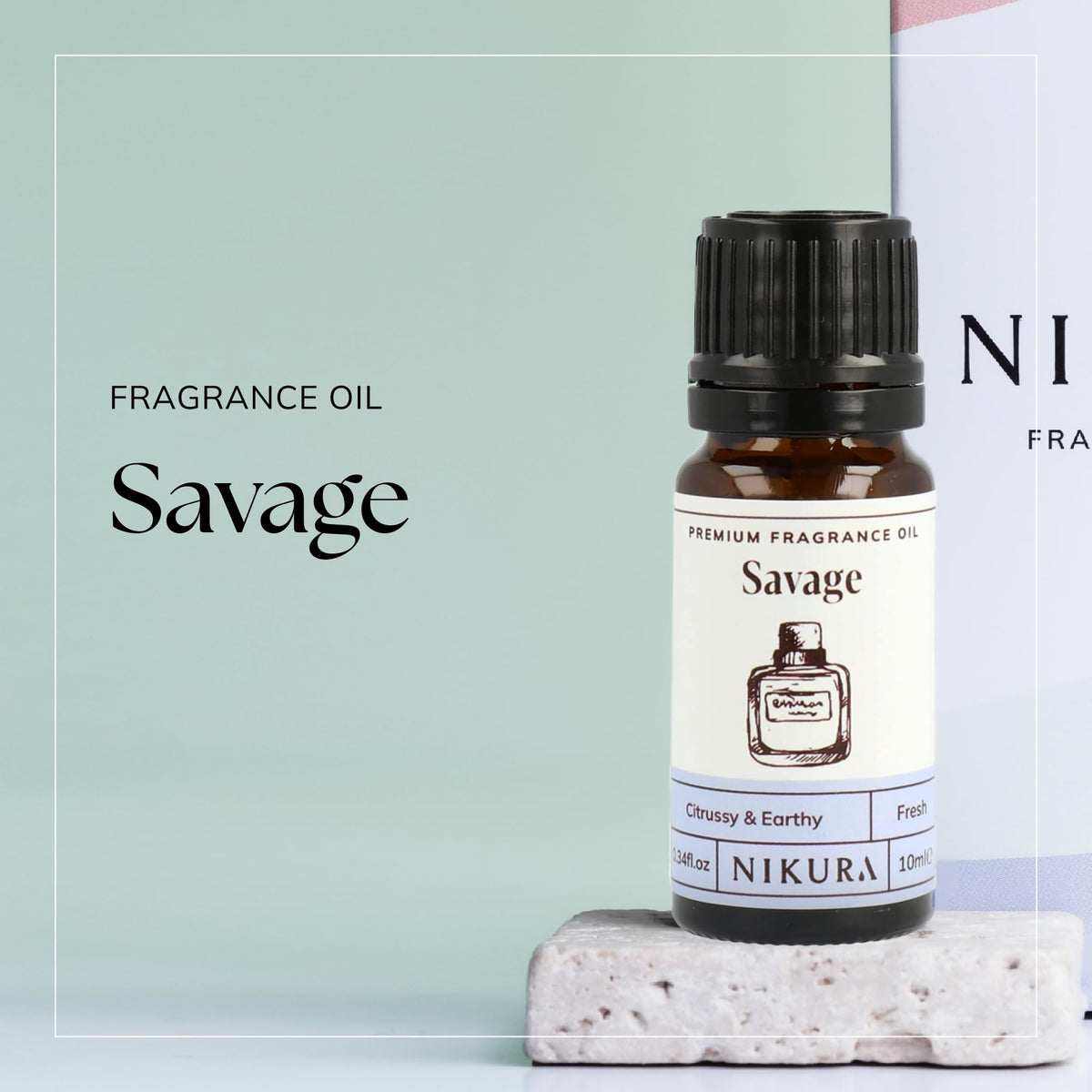 Nikura - Fresh Linen (Floral) Fragrance Oil - 10ml | Perfect for Diffuser for Home, Soap Making, Candle Making, Wax Melts | Bath Bombs, Pot Pourri Refresher Oil, Perfume Scents, Burner Oil | UK Made