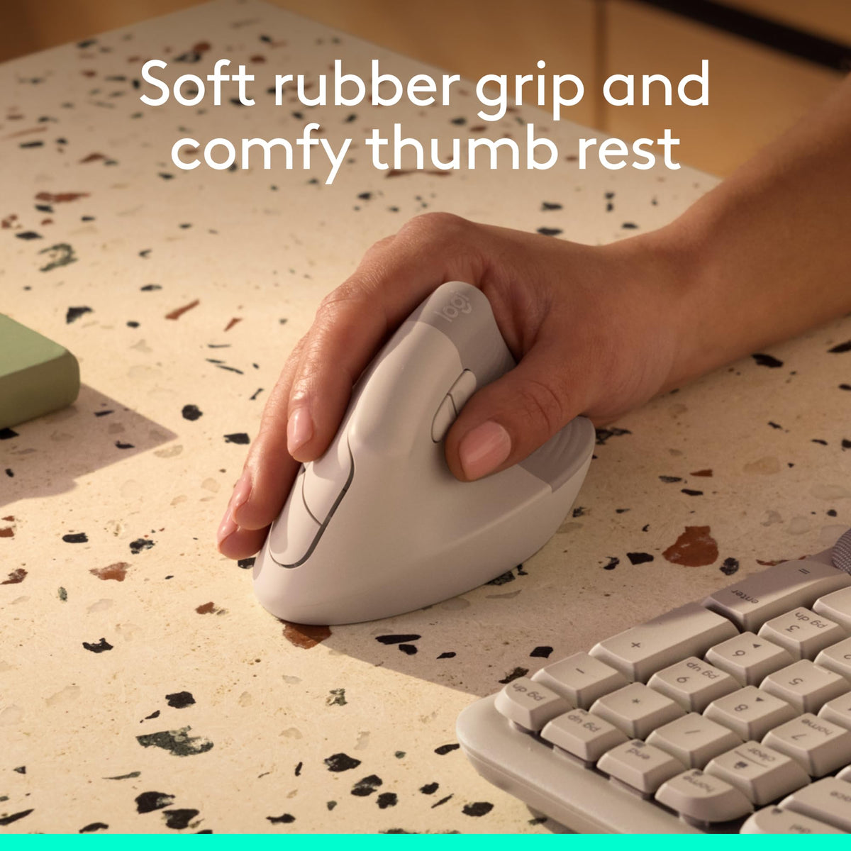 Logitech Wave Keys & Lift Vertical Mouse