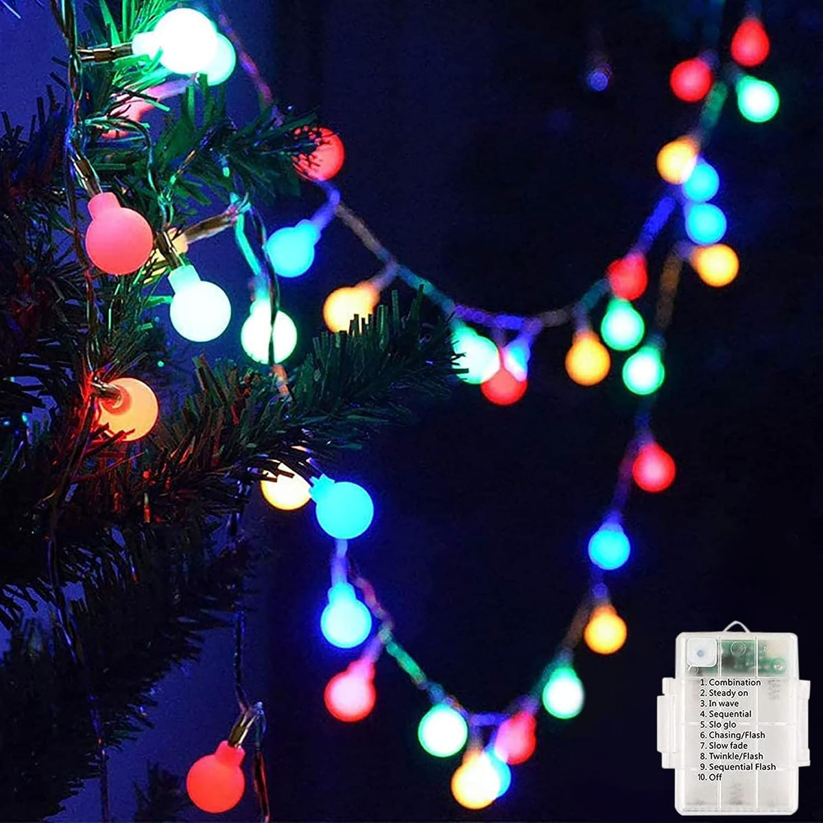 Fairy Lights Battery Operated, 4M 40LED Battery Fairy Lights Timer