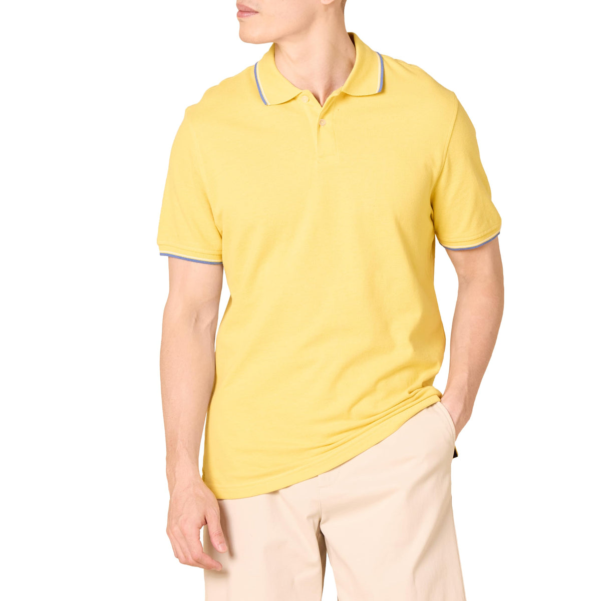 Amazon Essentials Men's Slim-Fit Cotton Pique Polo Shirt (Limited Edition Colors)