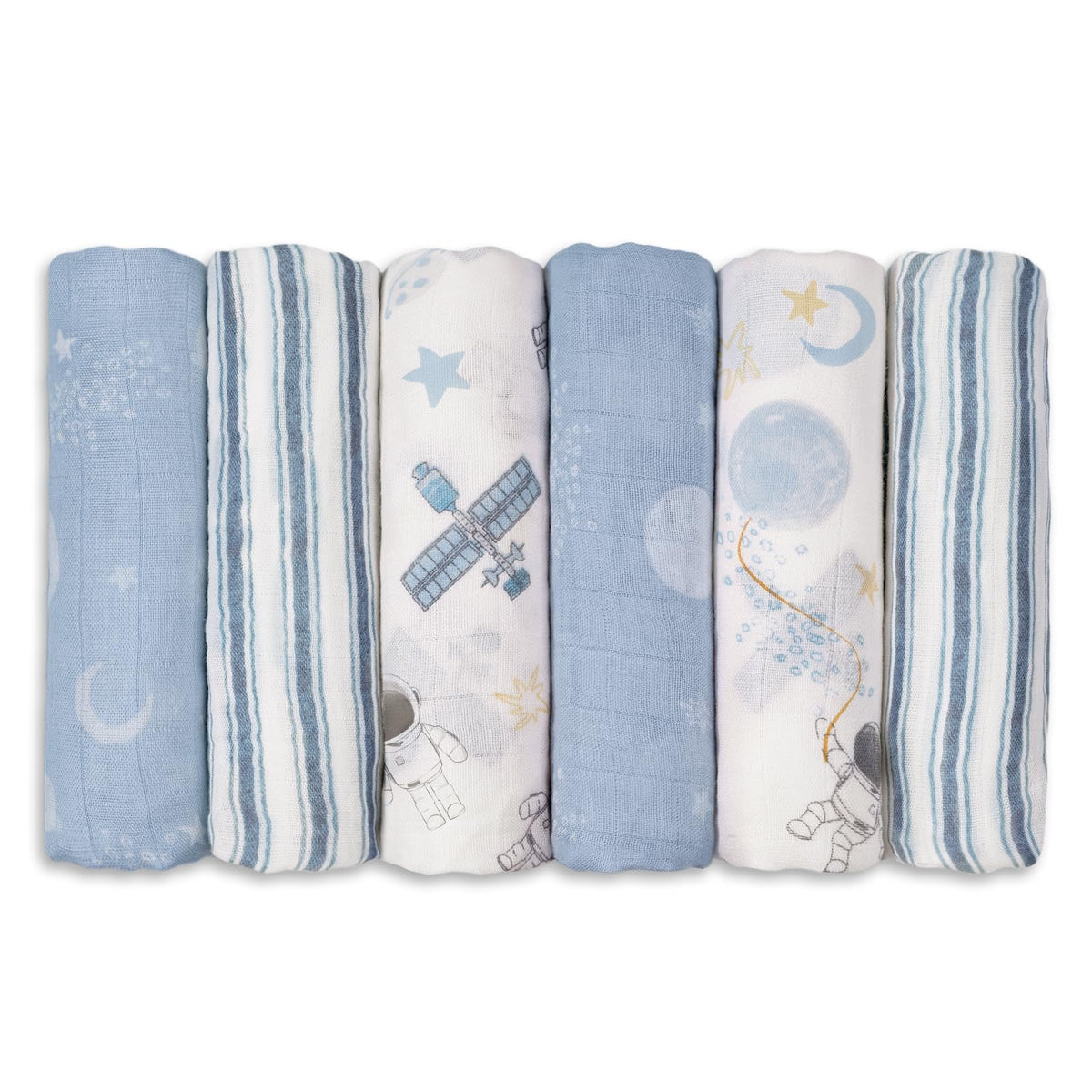GLLQUEN BABY Muslin Squares Cloth for Baby 6pack 70cm x 70cm