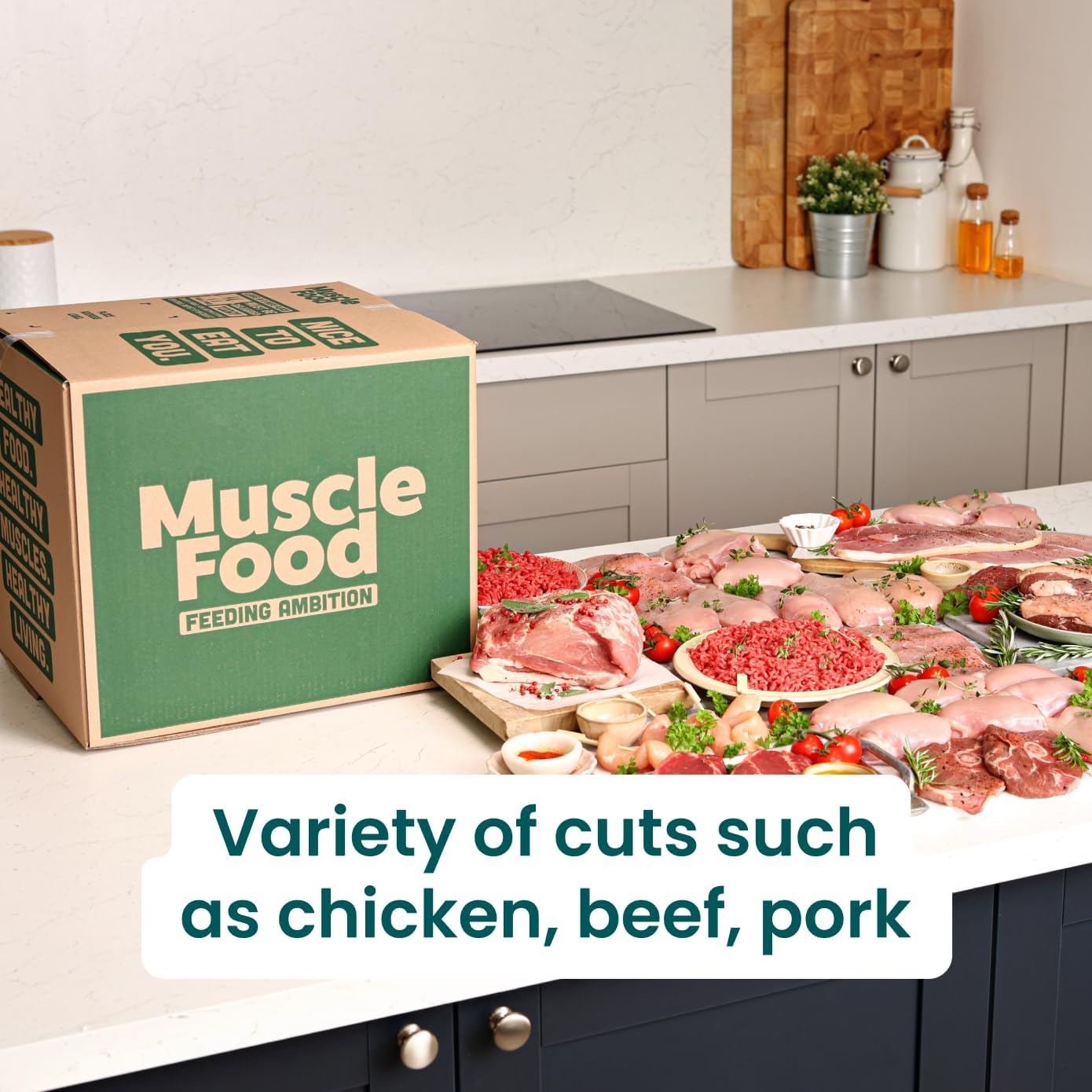 MuscleFood 42-Meal Family Hamper | High Protein Meat Bundle (6.22kg) | Lean Chicken, Beef, Pork | Bulk Meal Prep & Freezer Filler