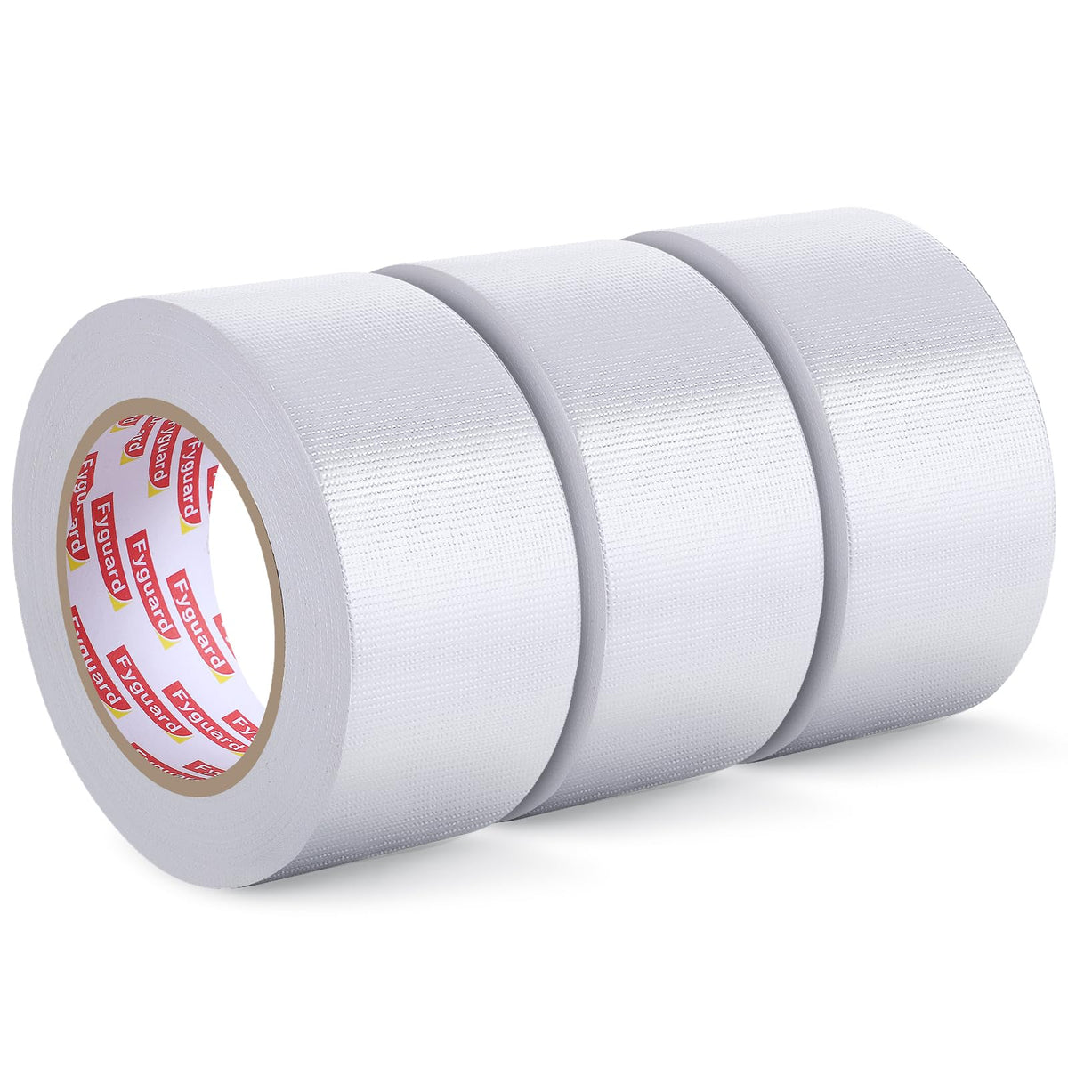 3 Rolls Duct Tape 48mm x 18m 8.5Mil, Silver Gaffer Tape 210μ