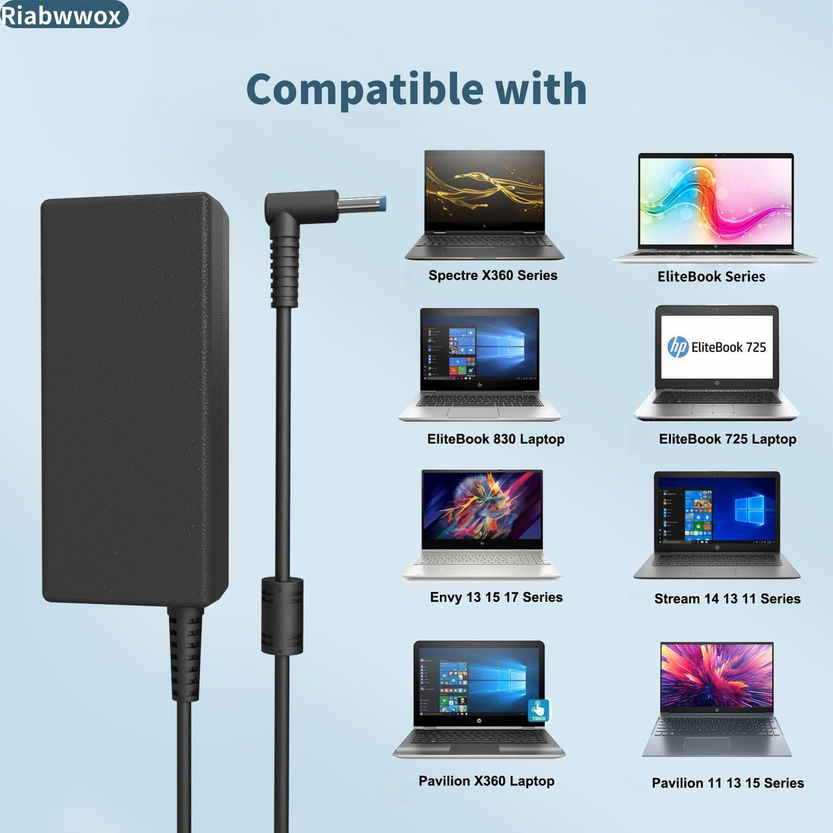 4.5 X 3mm 65W Laptop Charger Compatible with Dell Inspiron 15