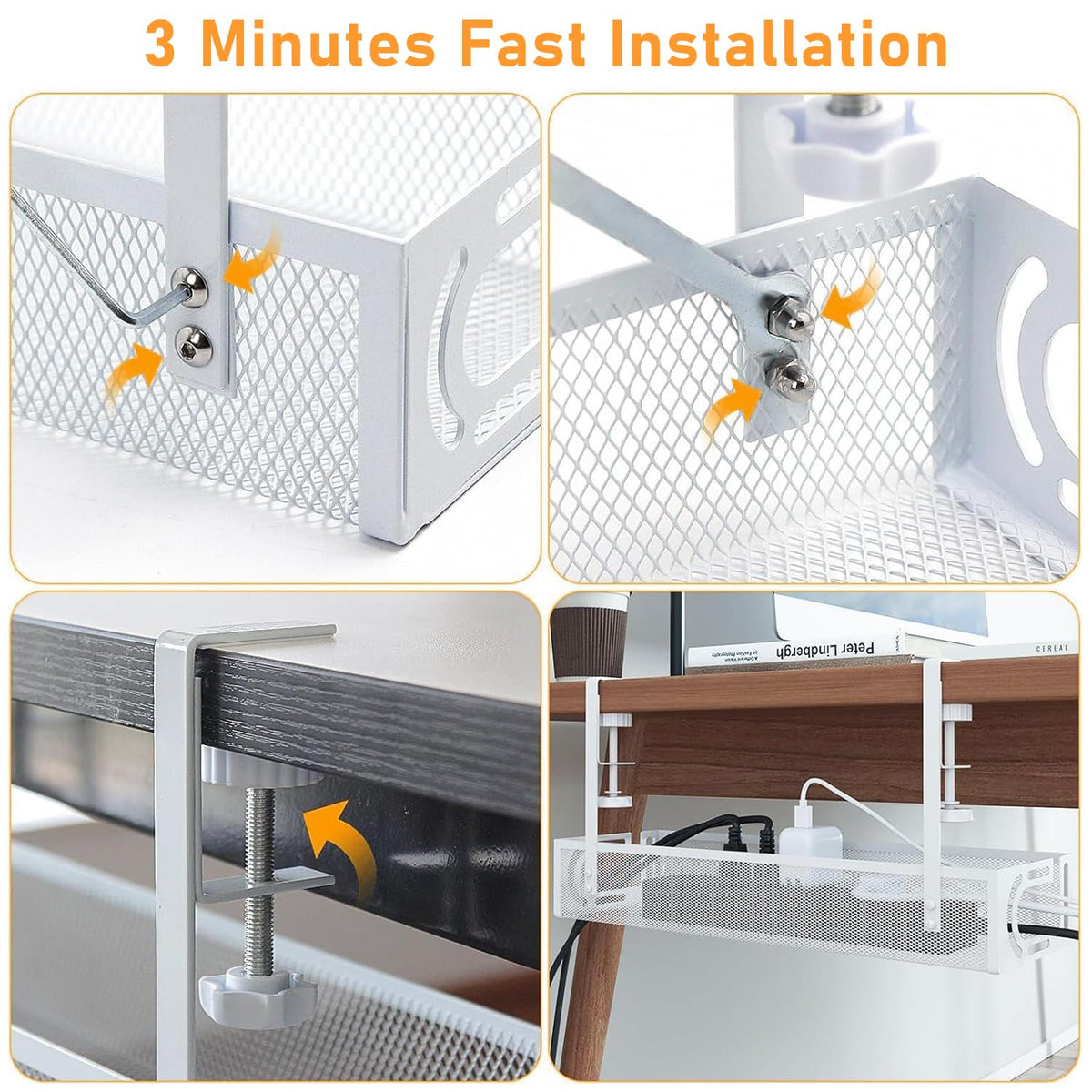 Cable Management, Under Desk Cable Management, Desk Cable Tidy