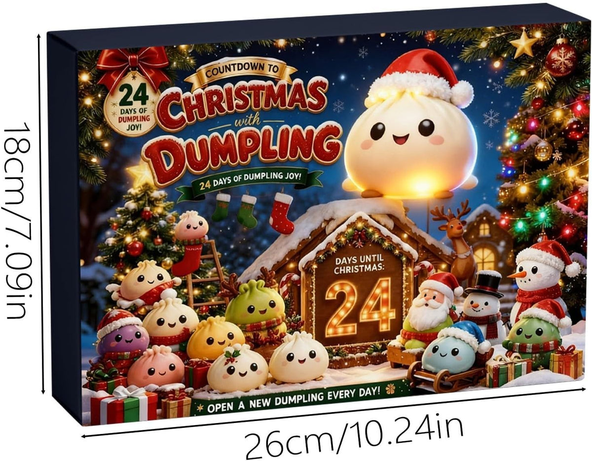 2026 Christmas Advent Calendar, 24 Days Squishies，B