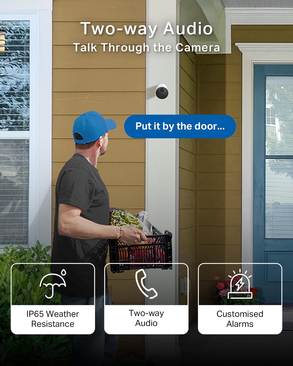 Tapo TC82 2K Battery Outdoor Security Camera Wireless