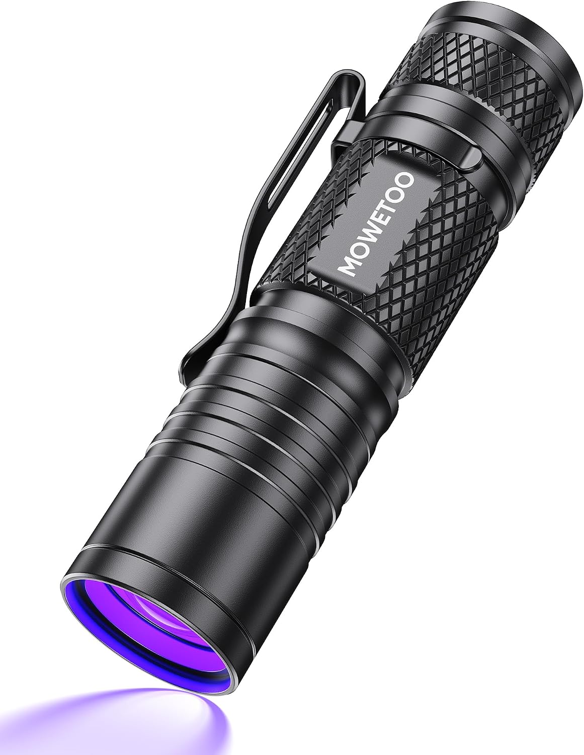 MOWETOO UV Torch Rechargeable, 395nm Zoomable LED Black Light Flashligt