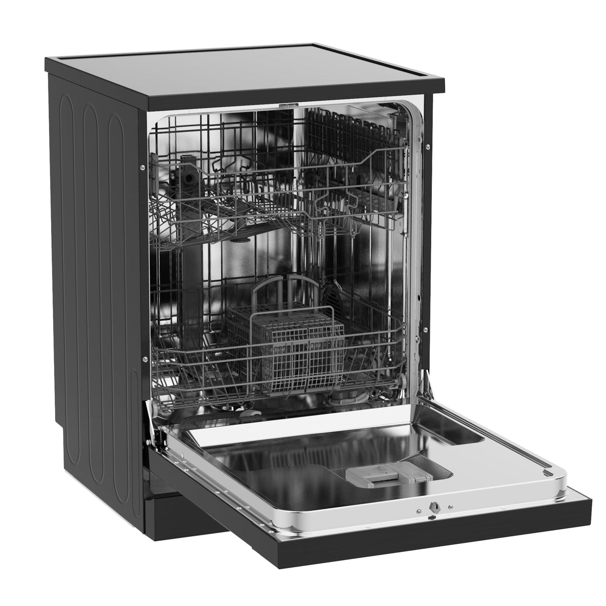 Hisense HS523E15WUK Slimline 10 Places Free Standing Dishwasher White with 30 Minutes Quick Wash [Energy Class E]