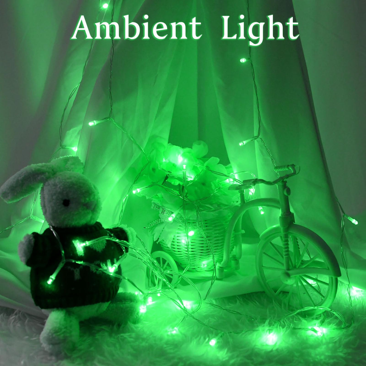 Dalugo Battery Fairy Lights, 3M 30 LED Warm White String Lights with 6h Timer, IP65 Waterproof Battery Powered Fairy Lights for Indoor Outdoor Christmas Decorations