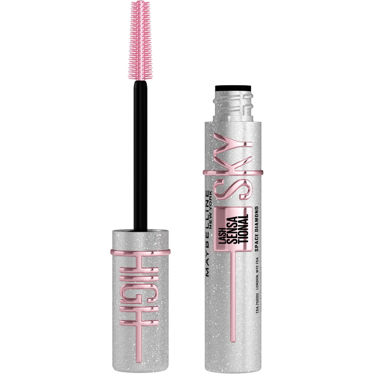 Maybelline Mascara, Lash Sensational Sky High Volumizing Thickening, Black