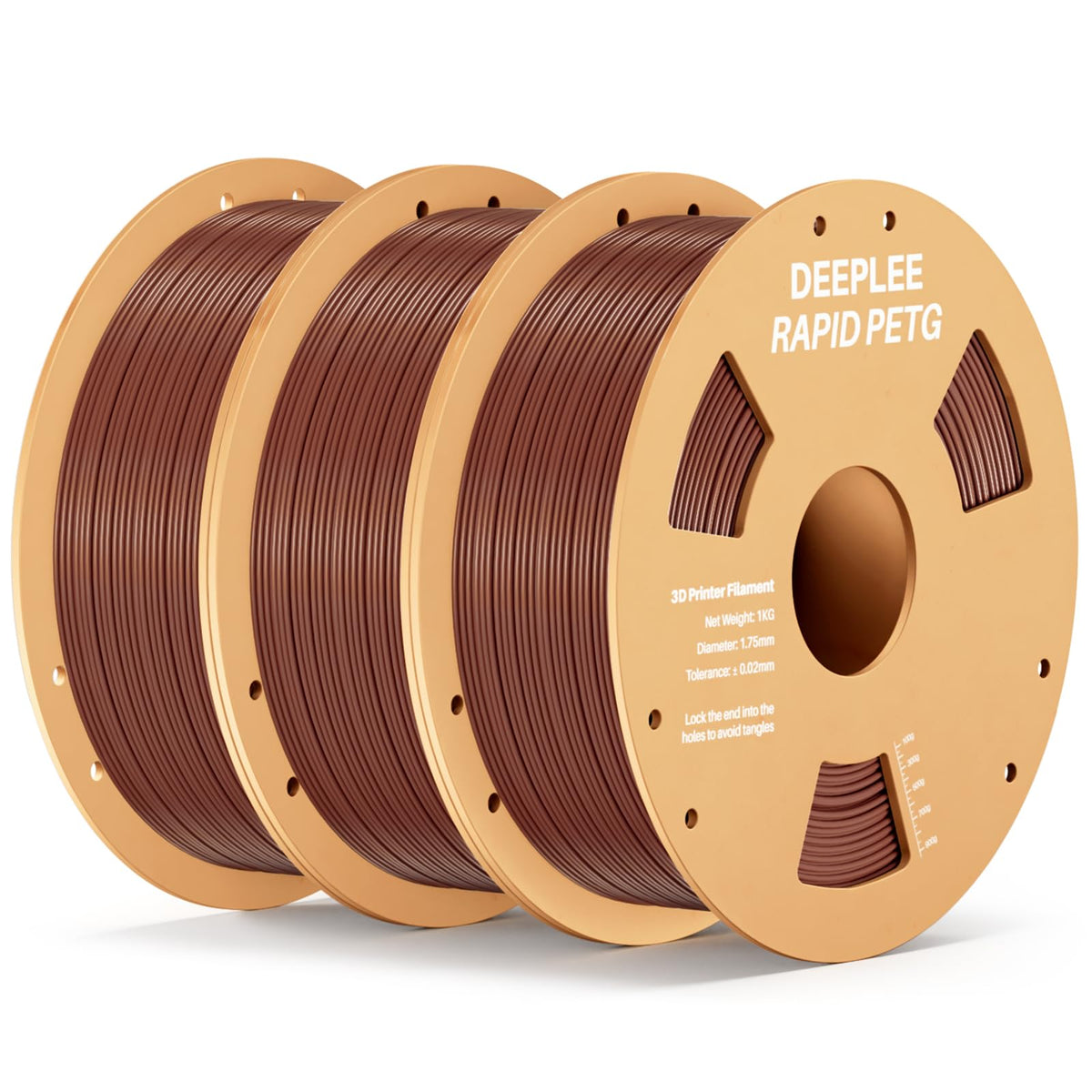 DEEPLEE Rapid PETG Filament 1.75mm Black 1KG