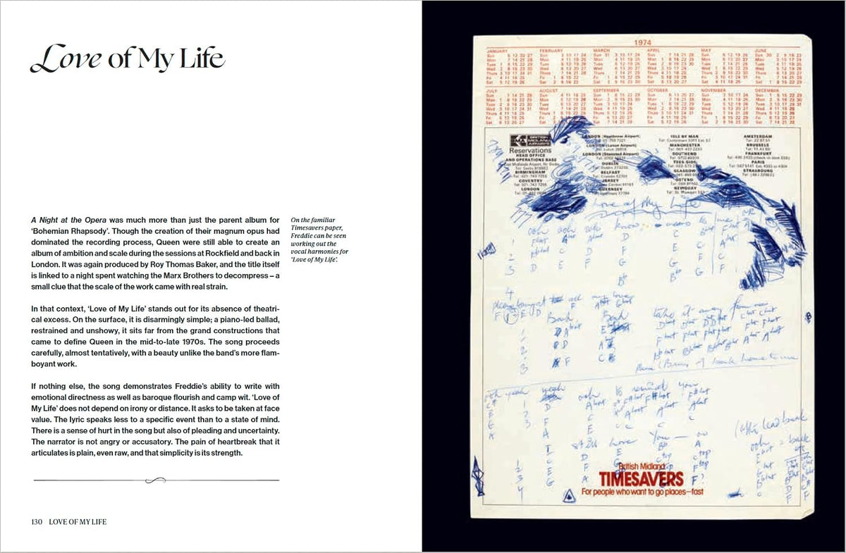 A Life in Lyrics: The Official Creative Legacy of Freddie Mercury, Based on His Unseen Personal Archives and Collections. A must-read for 2026. THE NO.1 SUNDAY TIMES BESTSELLER.