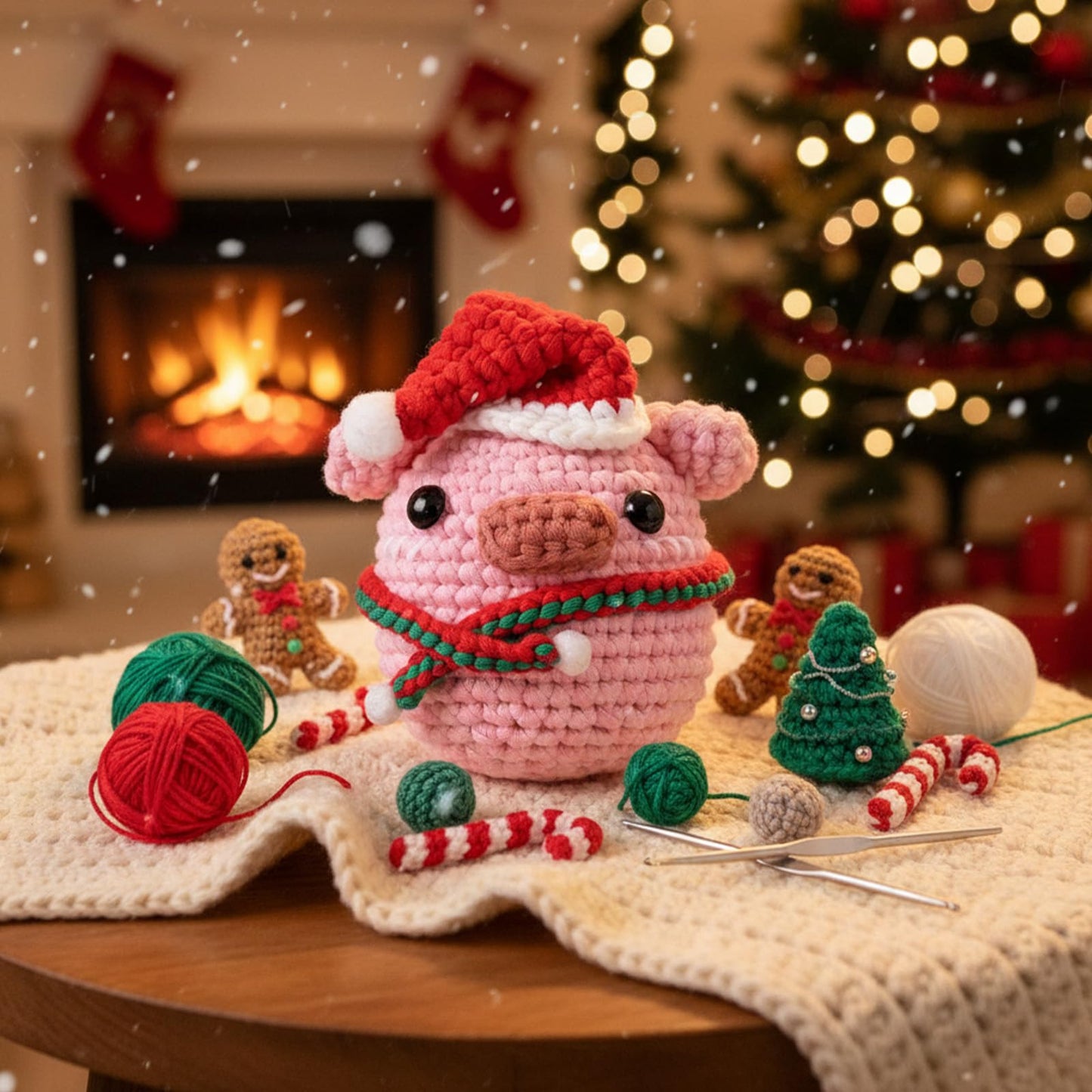 CROCHET BOX Complete Crochet Kit for Beginners - Highland Cow Crochet Kit, Include Video Tutorial, Instruction, Soft Yarn, Birthday Gift for Adults.