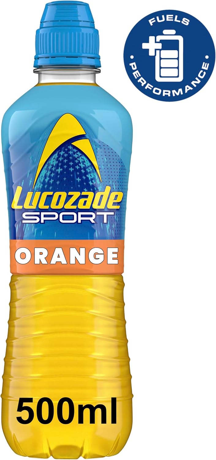 Lucozade Sport Orange Sports Drink, 4 x 500ml