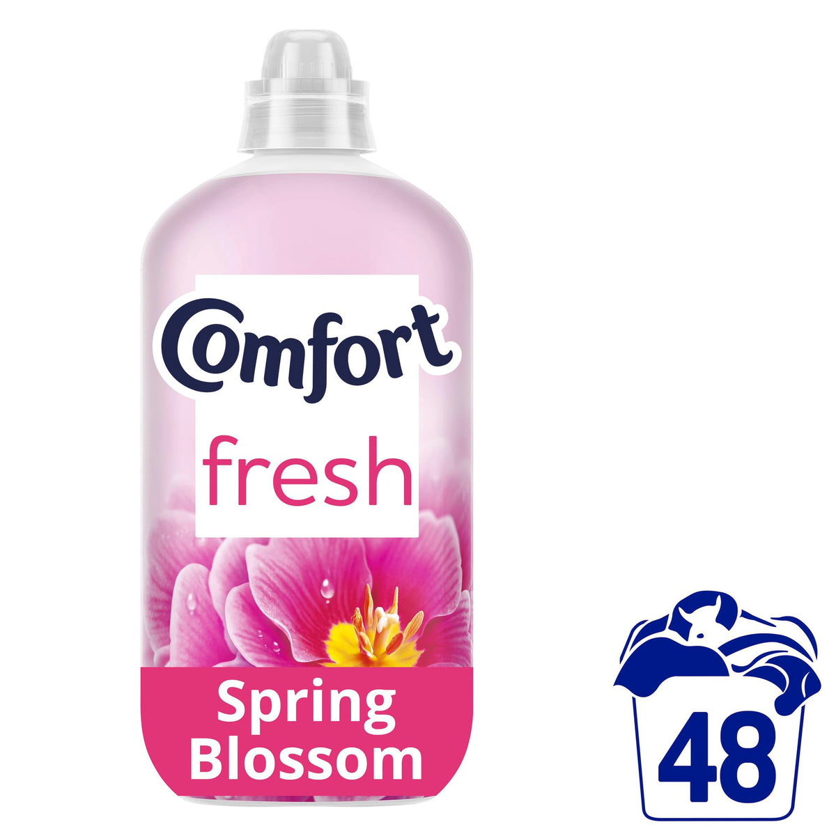 Comfort Pure Dreams Cashmere Soft Fabric Conditioner Dermatologist-Recommended Gentle Next to Sensitive Skin 48 washes(1.44 L) - Case pack of 6