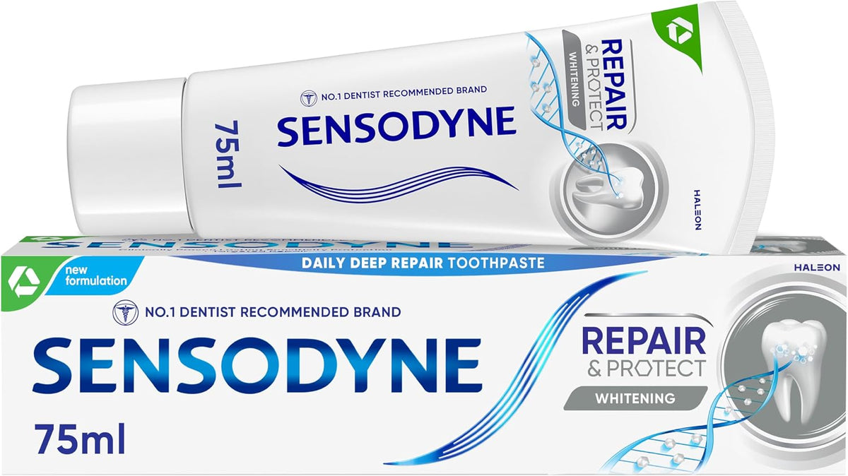 Sensodyne Repair and Protect Whitening Toothpaste for Sensitive Teeth 75 ml