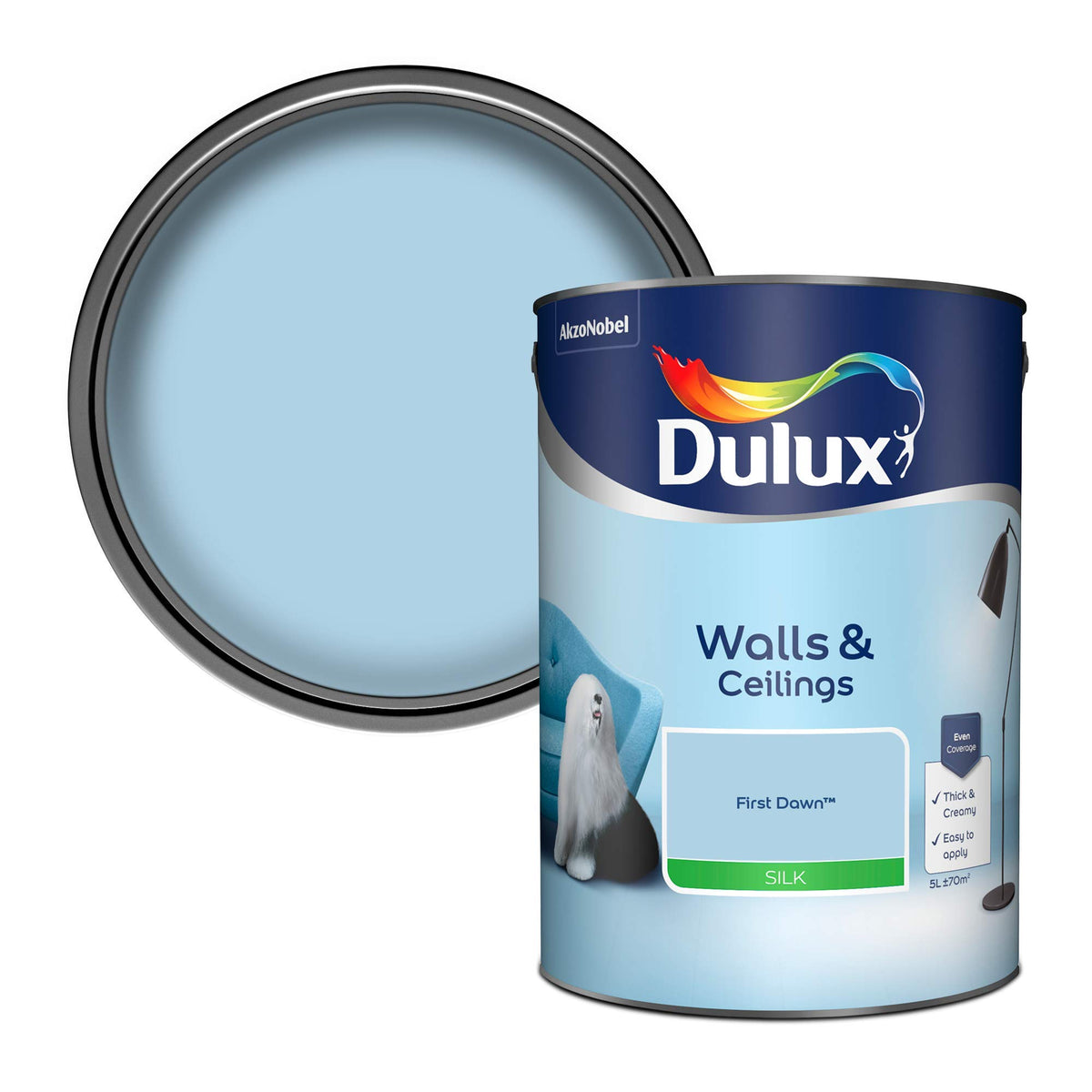 Dulux Tester Paint, White Mist, 30 ml (Pack of 1)