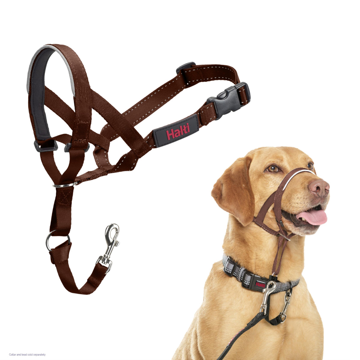 Halti Headcollar for Dogs | Size 3, Black
