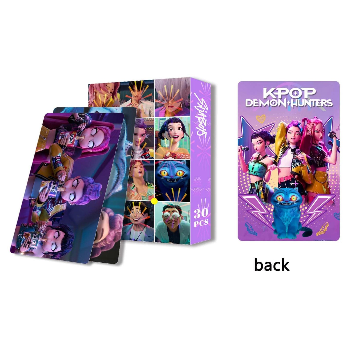 Sanmatic K-Pop Demon LOMO Cards Classic Card Set for Kids Playing for Party Favors and Gift