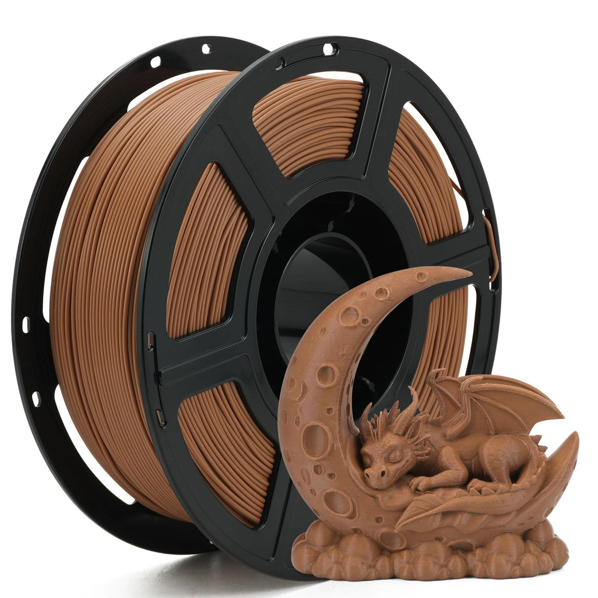 FLASHFORGE 3D Printer Filament, PLA PRO Filament 1.75mm, 1KG Spool (2.2lbs), Dimensional Accuracy +/- 0.02mm for FDM 3D Printers, Better Tenacity & No Knotting (White)