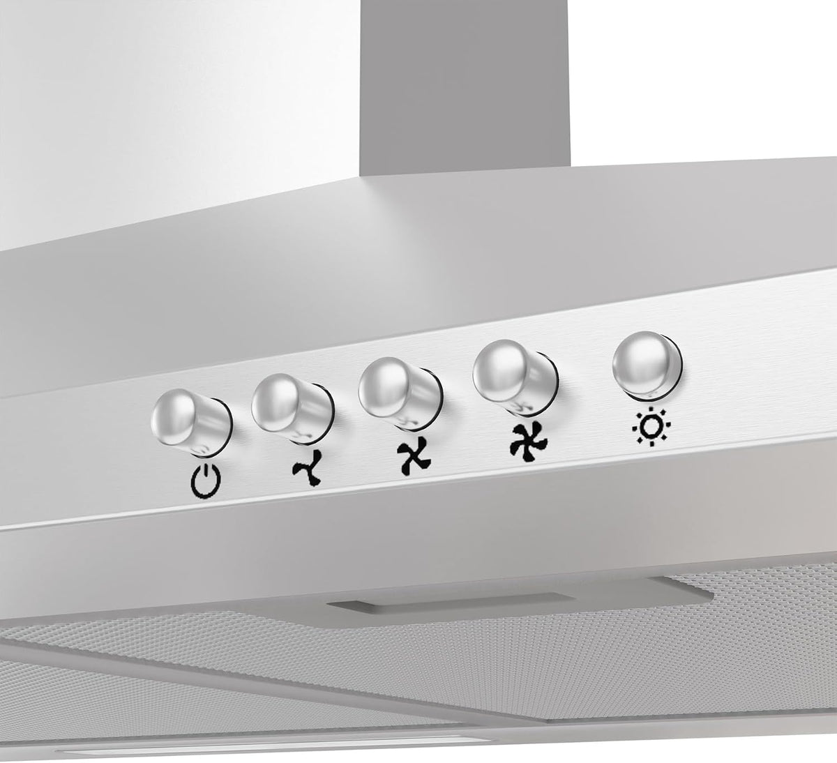 CIARRA 90cm Wall-Mount Cooker Hood 370m³/h Ducting & Recirculation CAS9201A