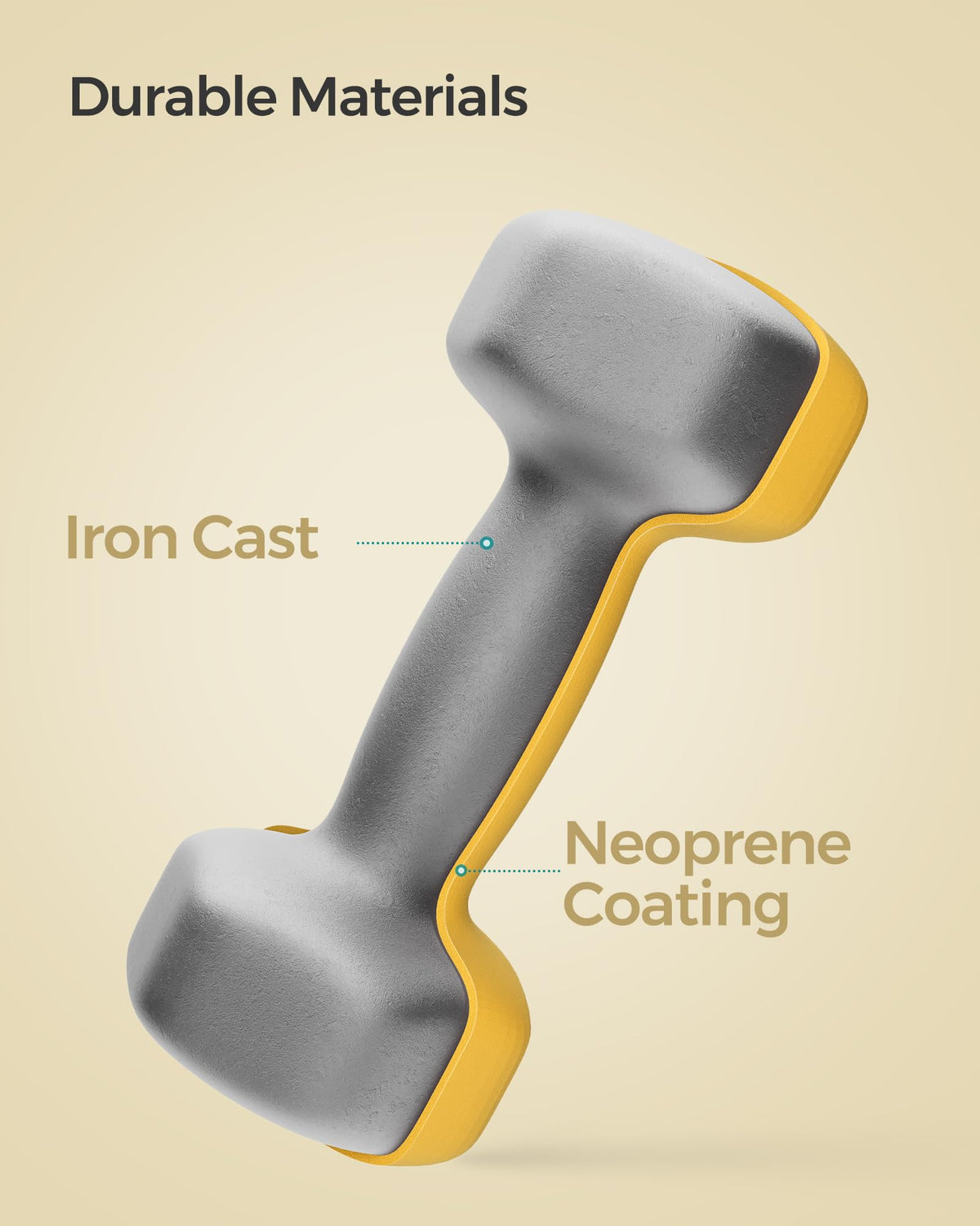 SONGMICS Set of 2 Hex Dumbbells with Neoprene Coating for Strength Training, Fitness, Home Workout