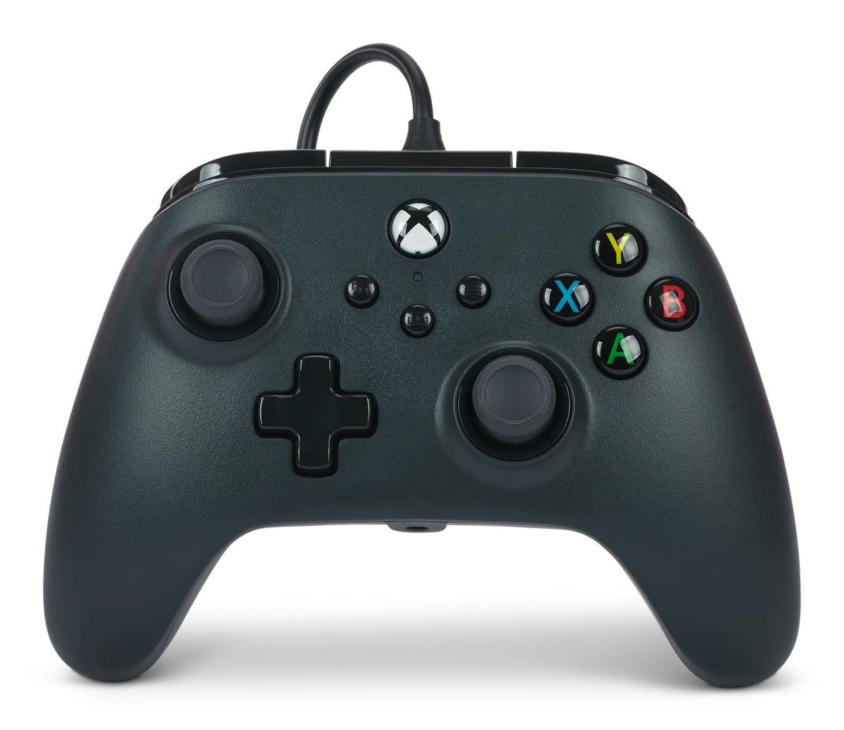 PowerA Wired Controller For Xbox Series X & S, Xbox One, PC, Windows 10 & 11, Dual Rumble Motors, Detachable 10ft USB Cable, 3.5mm Stereo Headset Jack, Official: Blue