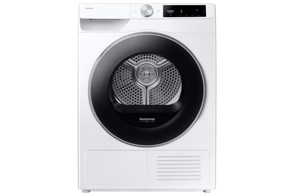 Samsung Series 6 DV90T6240LN/S1 with OptimalDry™, Freestanding Heat Pump Tumble Dryer, 9 kg, Graphite, A+++ Rated