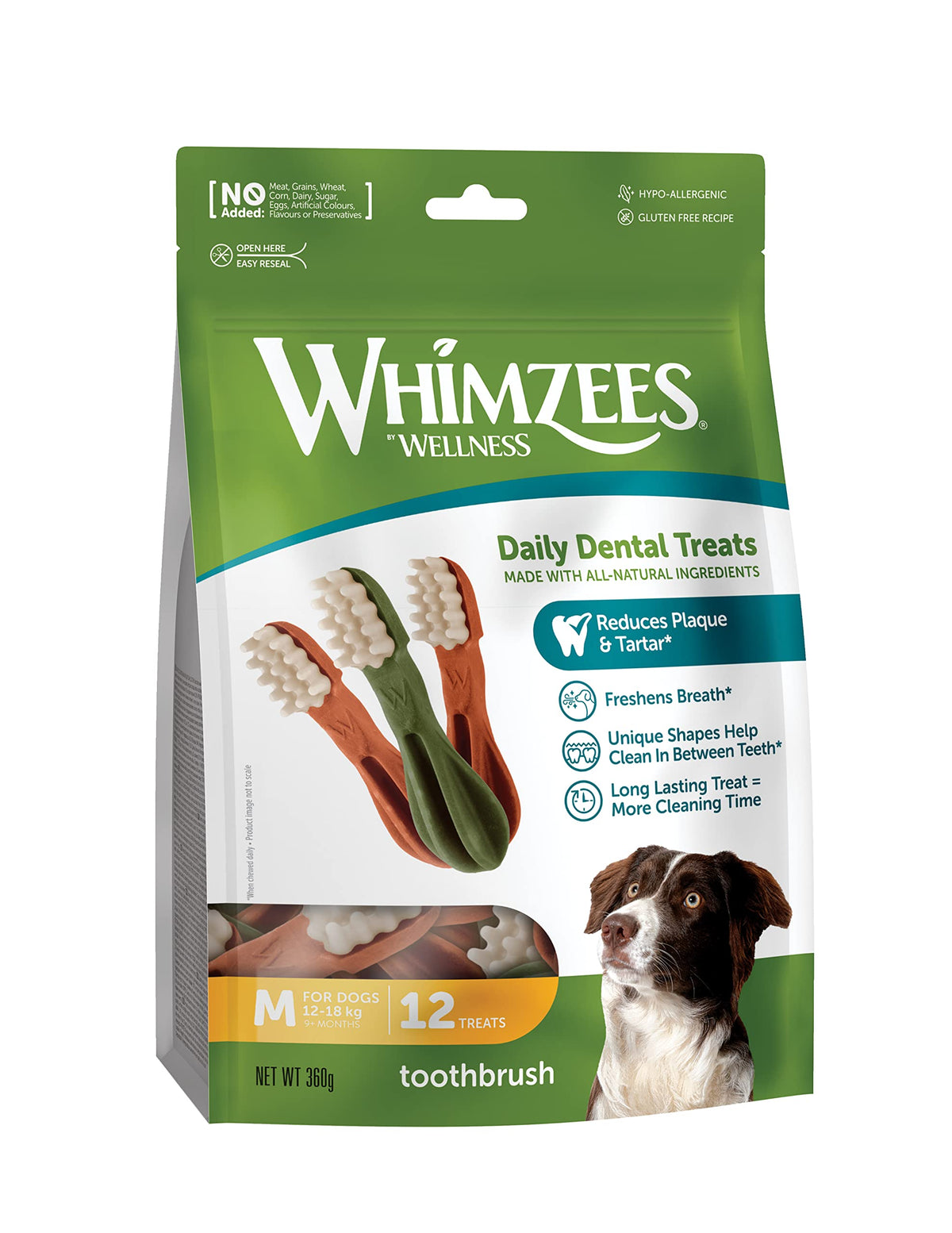 WHIMZEES Toothbrush S, Month Box, 30 Pieces – Size S