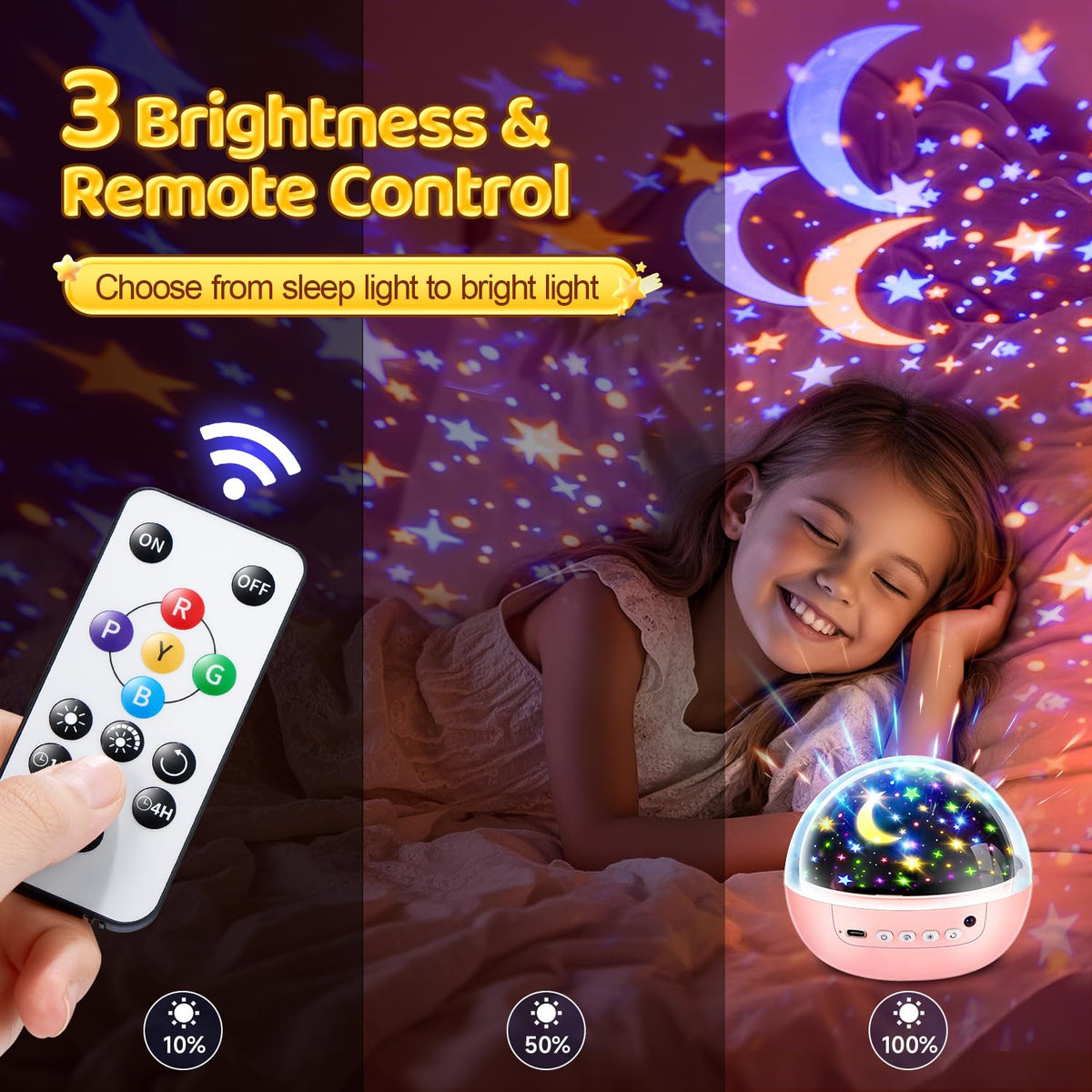 Dinosaur Toys for Boys,3HD Films Night Light Projector,31 Colors Boy Toys