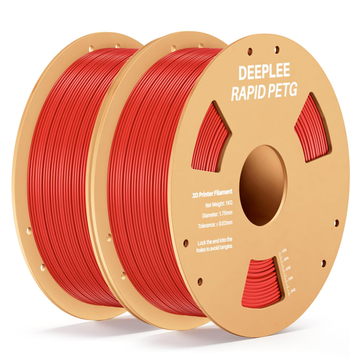 DEEPLEE Rapid PETG Filament 1.75mm Black 1KG