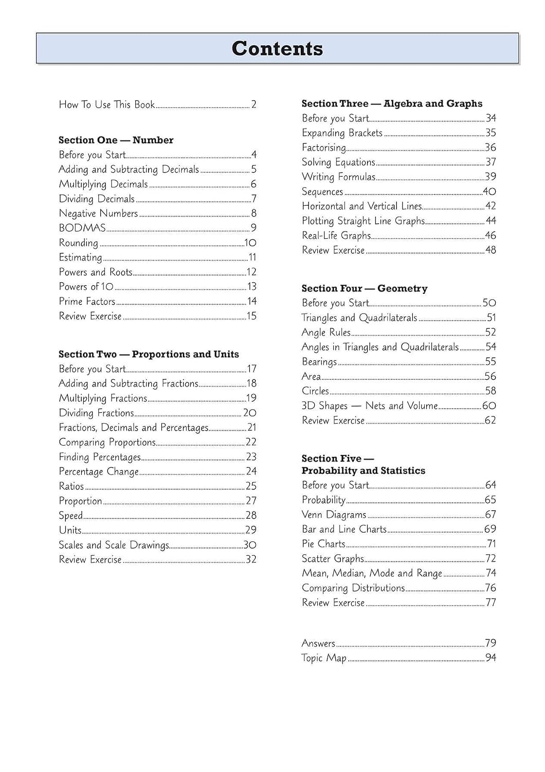 KS3 Year 8 Maths Targeted Workbook (with answers)