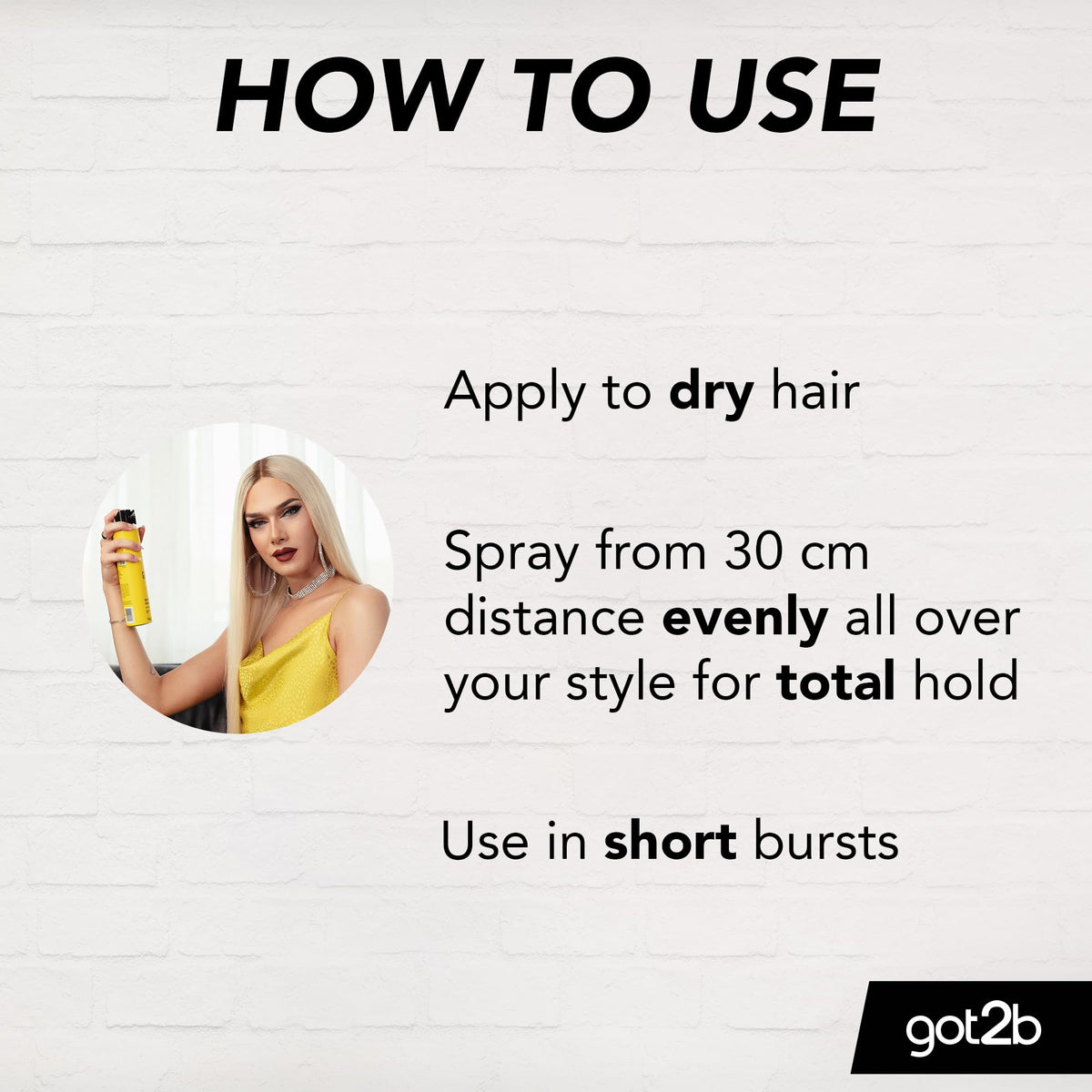 got2b Glued Blasting Freeze Hairspray, 300ml