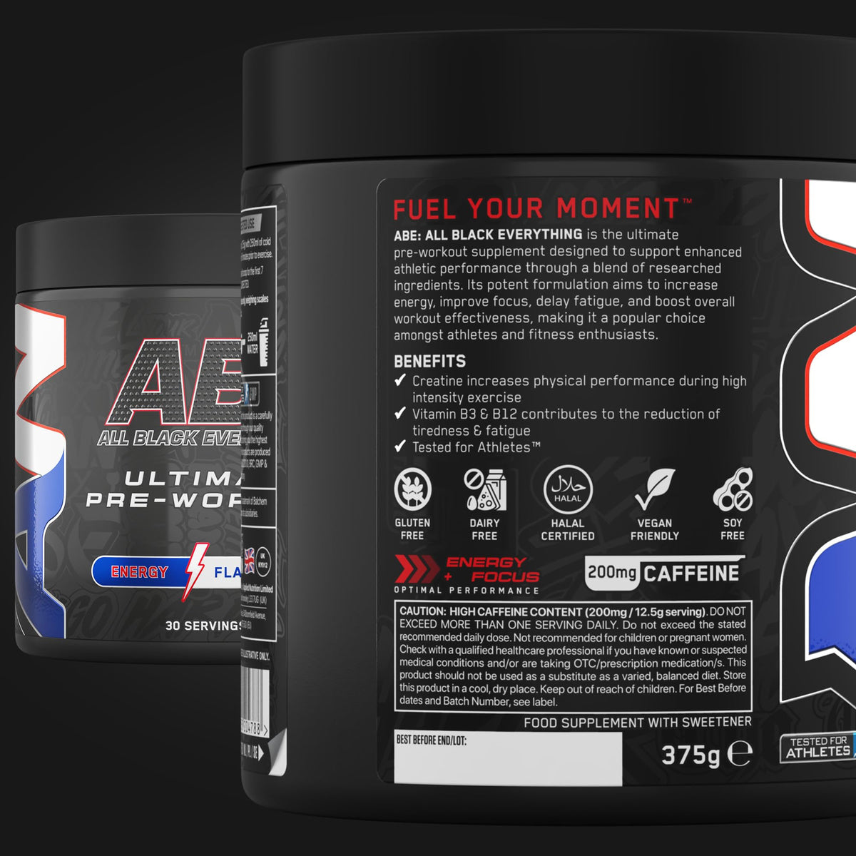 Applied Nutrition ABE Pre Workout Powder Tropical 375g
