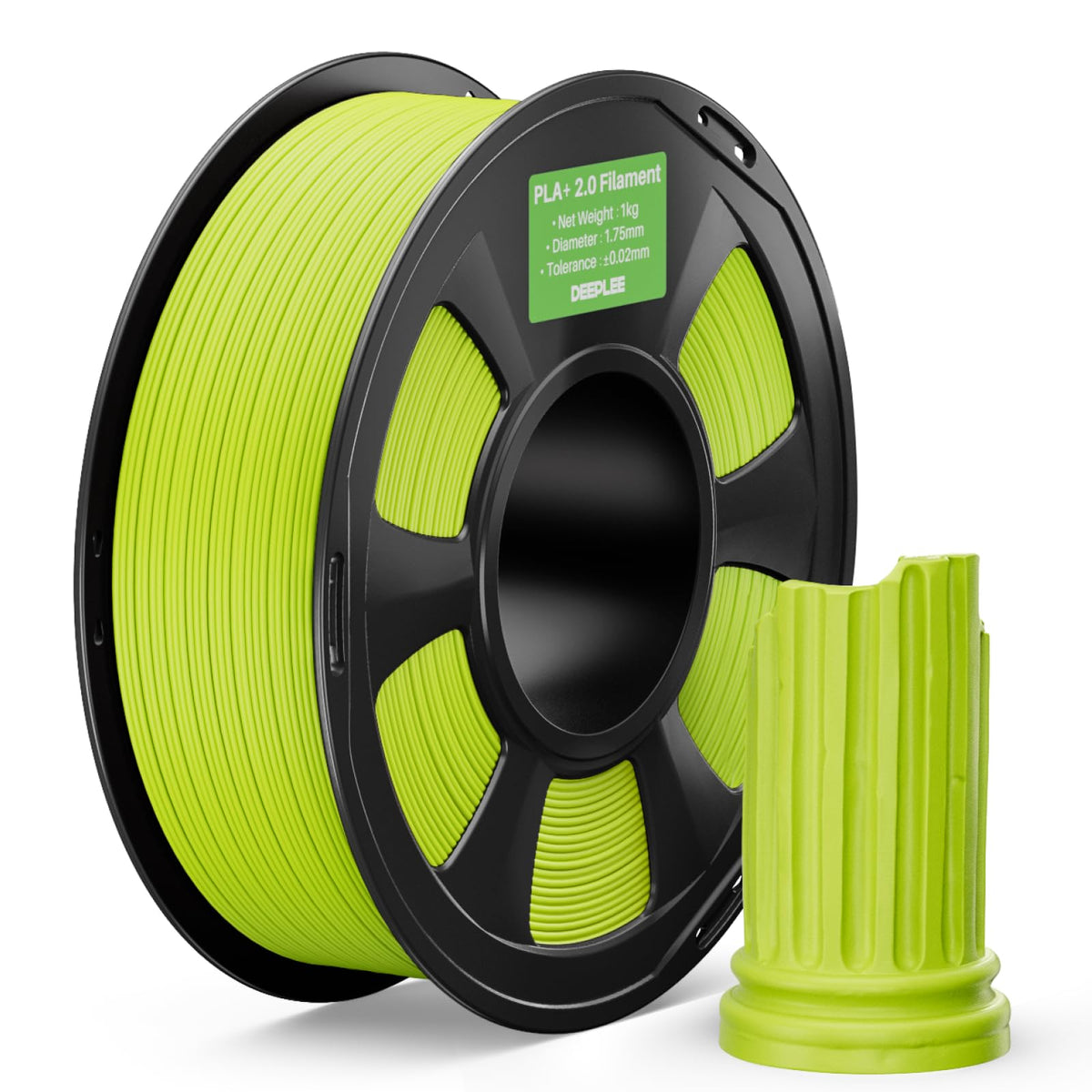 DEEPLEE PLA Plus 1.75mm Filament Beige/Brown 2KG Bundle