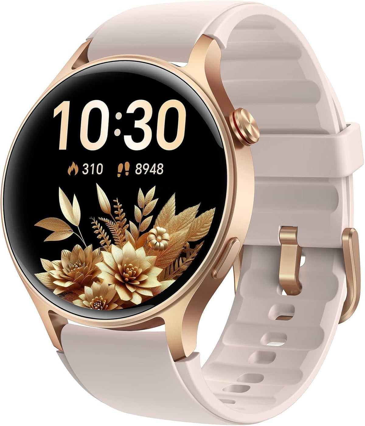 Smart Watch for Women, Answer/Make Call, 1.32'' AMOLED Ultra-Clear Screen Fitness Trackers with Heart Rate/Sleep/SpO2 Monitor, Smartwatch for iPhone/Samsung/Android, 110+ Sport Modes, 3ATM Waterproof
