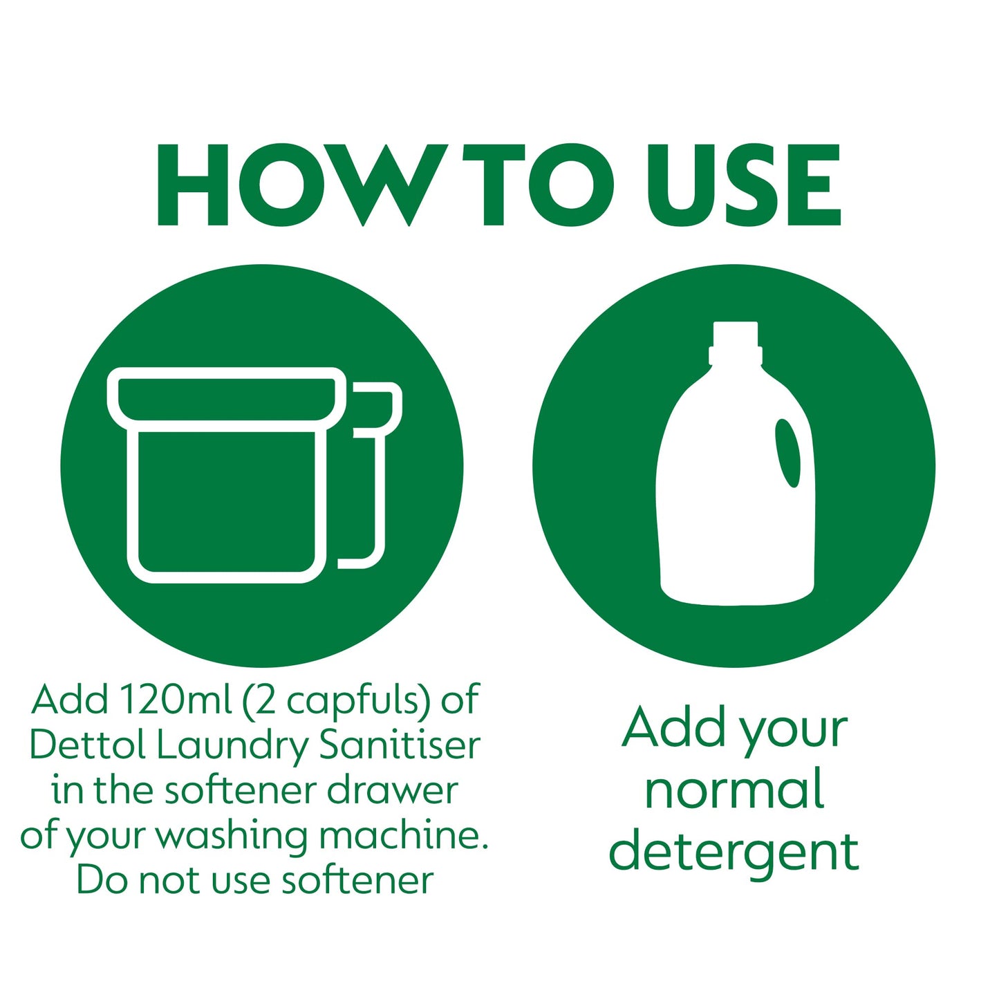 Dettol Antibacterial Laundry Sanitiser Fresh Cotton 6L | 4 x 1.5L