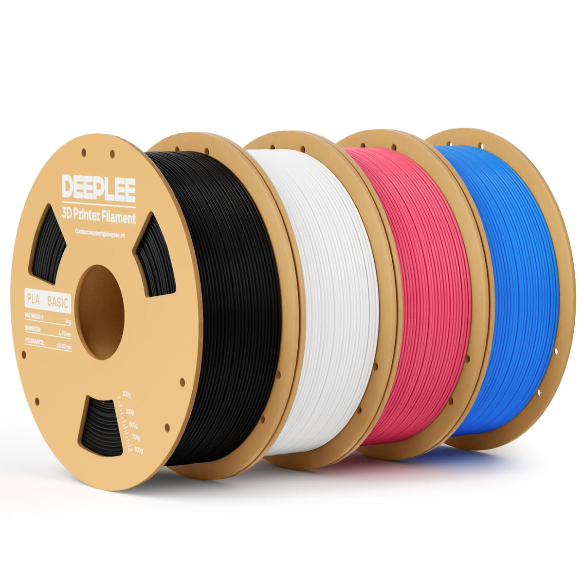DEEPLEE PLA Filament 1.75mm, Basic 3D Filaments Beige 1kg