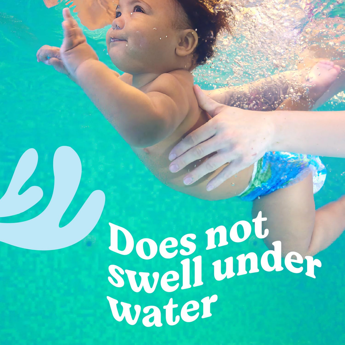 Huggies Little Swimmers, Swim Nappies, Size 5-6 - 33 Pants - Maximum Protection Swimming Nappies with Leak Guards - All-Round Stretchy Waistband