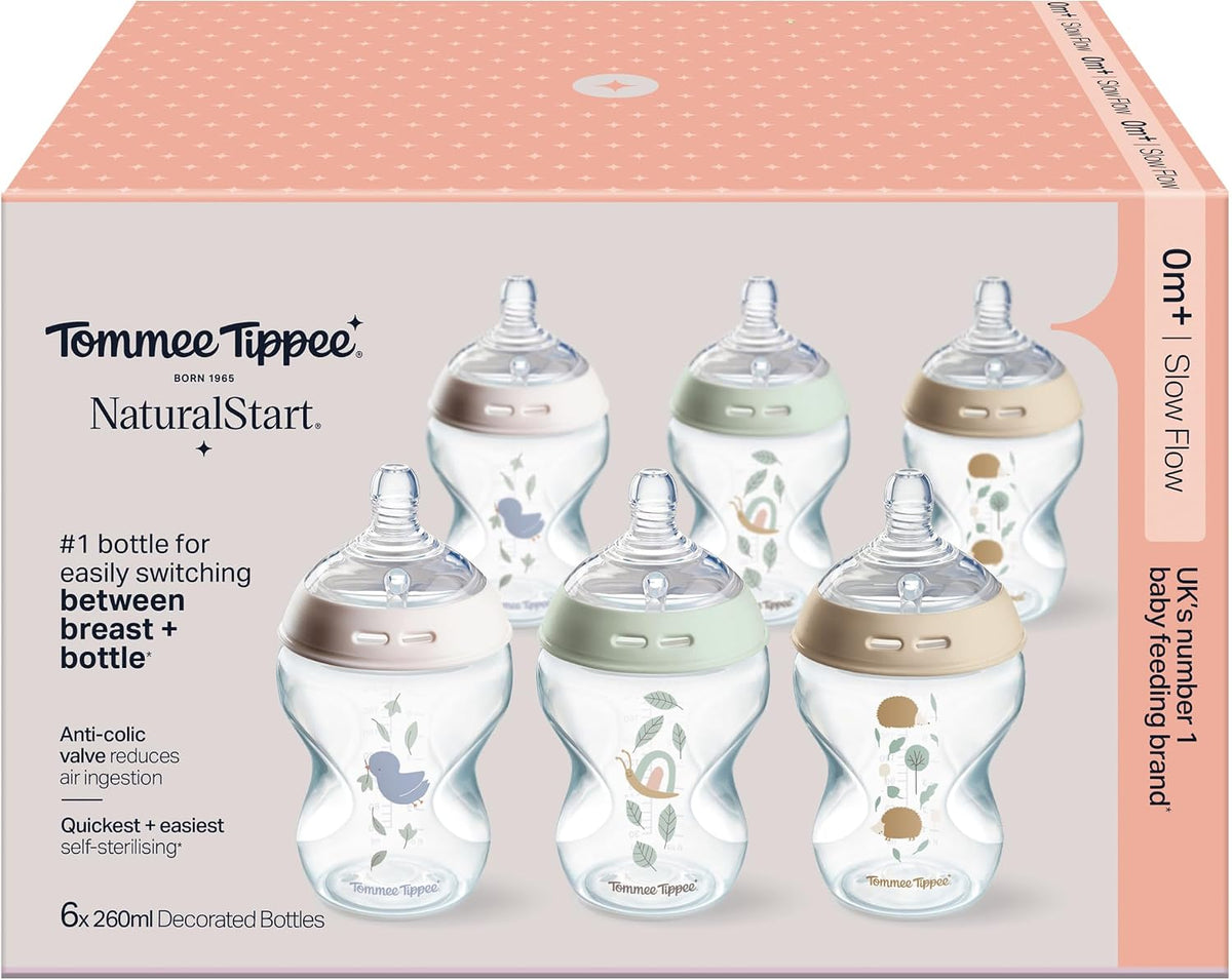 Tommee Tippee Natural Start Baby Bottle Breast-Like Teat 0m+ 260ml